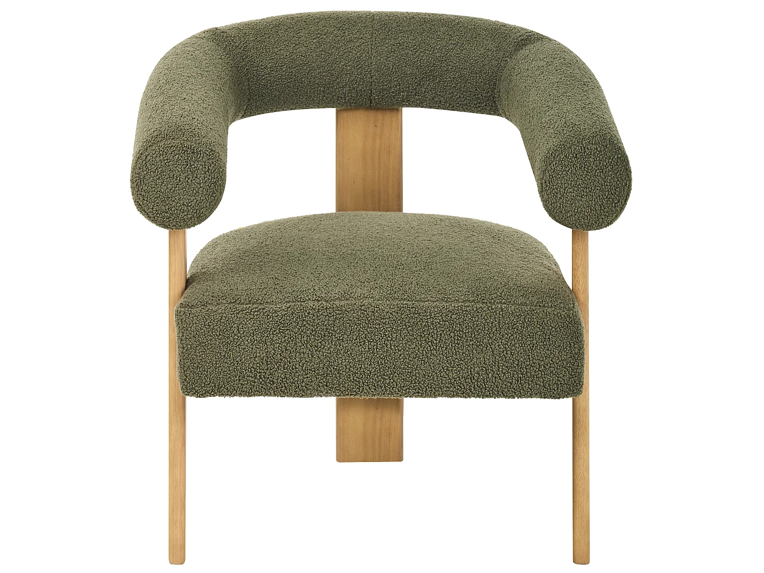 Ensemble de salon ILBRO Bouclé Vert/ Marron clair