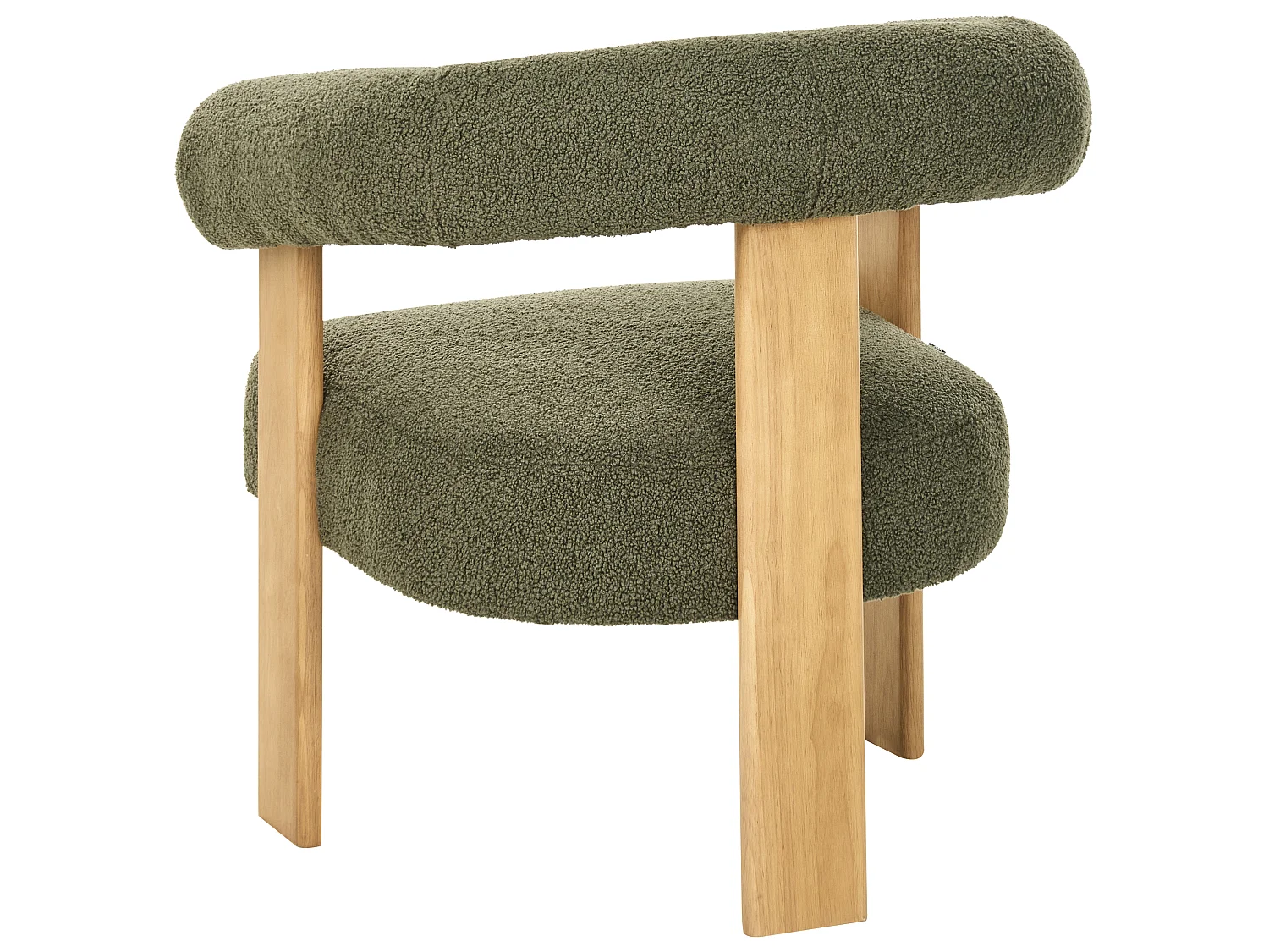 Ensemble de salon ILBRO Bouclé Vert/ Marron clair