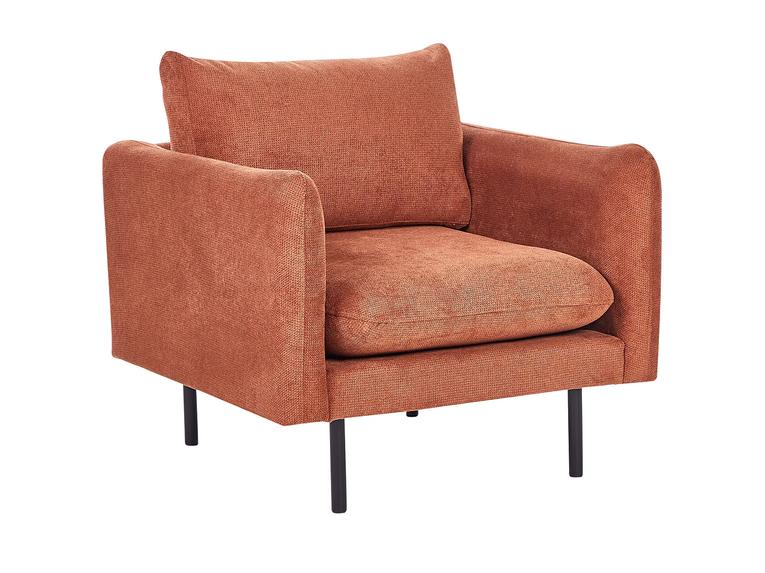 Ensemble de salon VINTERBRO Tissu chenille Marron doré 4 places
