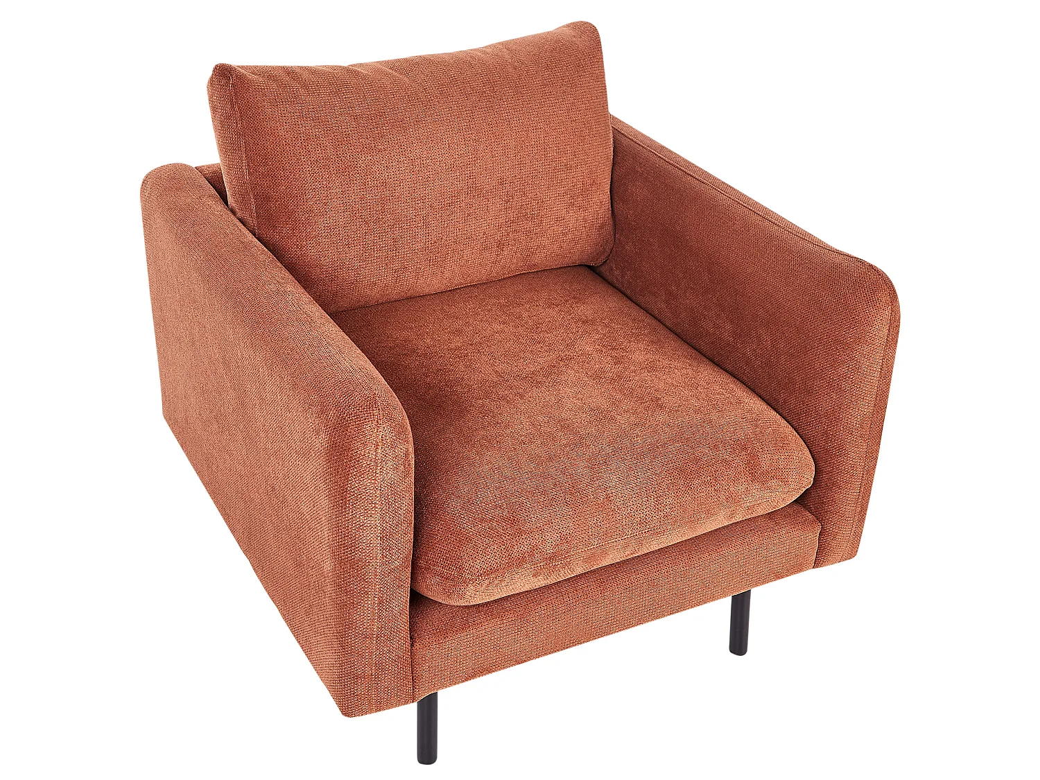 Ensemble de salon VINTERBRO Tissu chenille Marron doré 4 places