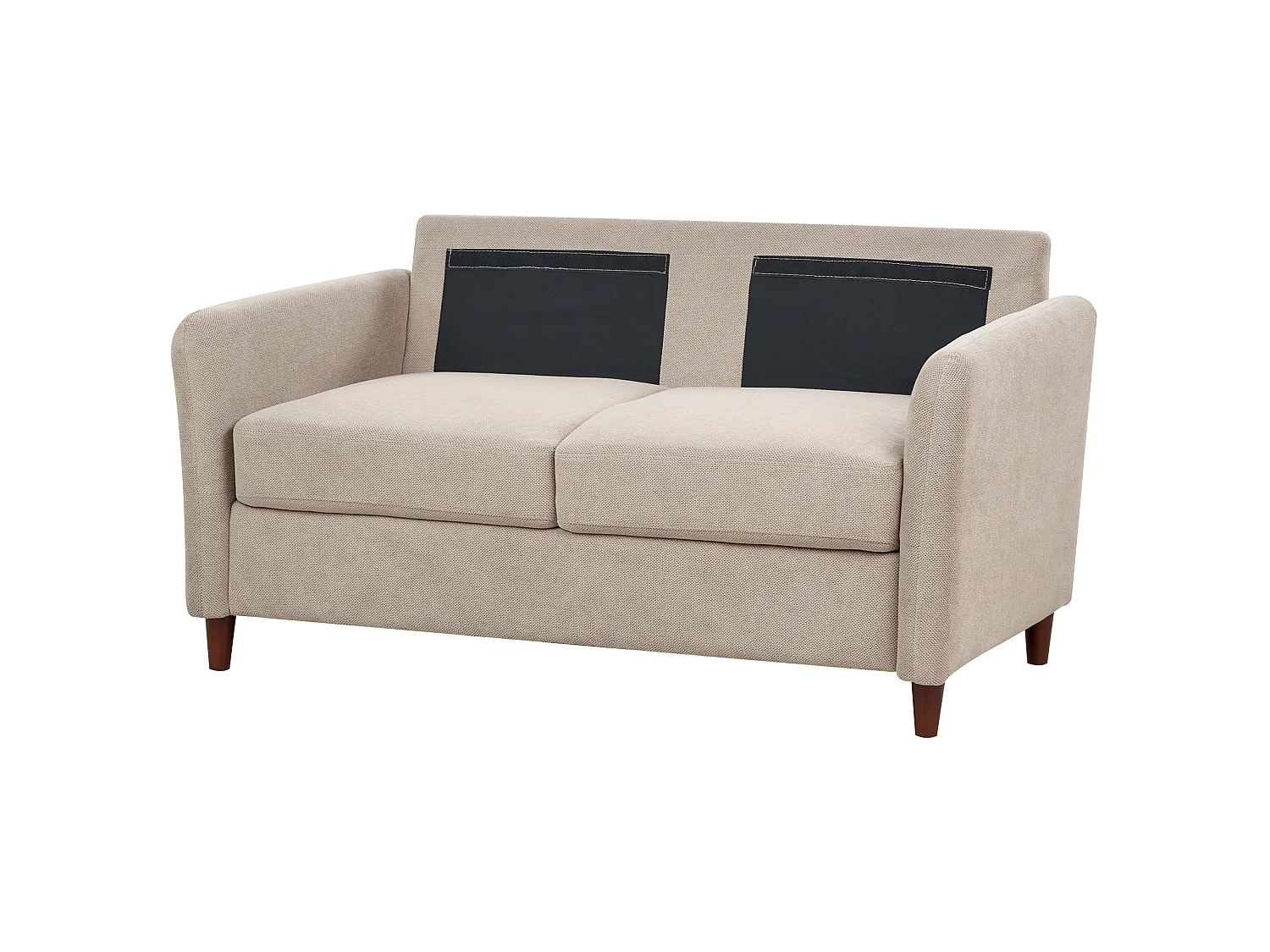 Ensemble de salon MARE Tissu Taupe avec rangement 5 places