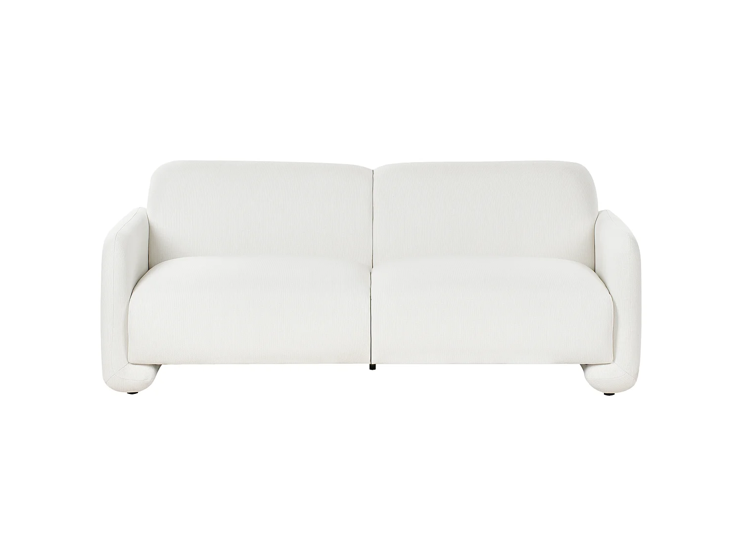 Ensemble de salon SALAND Tissu Blanc 4 places