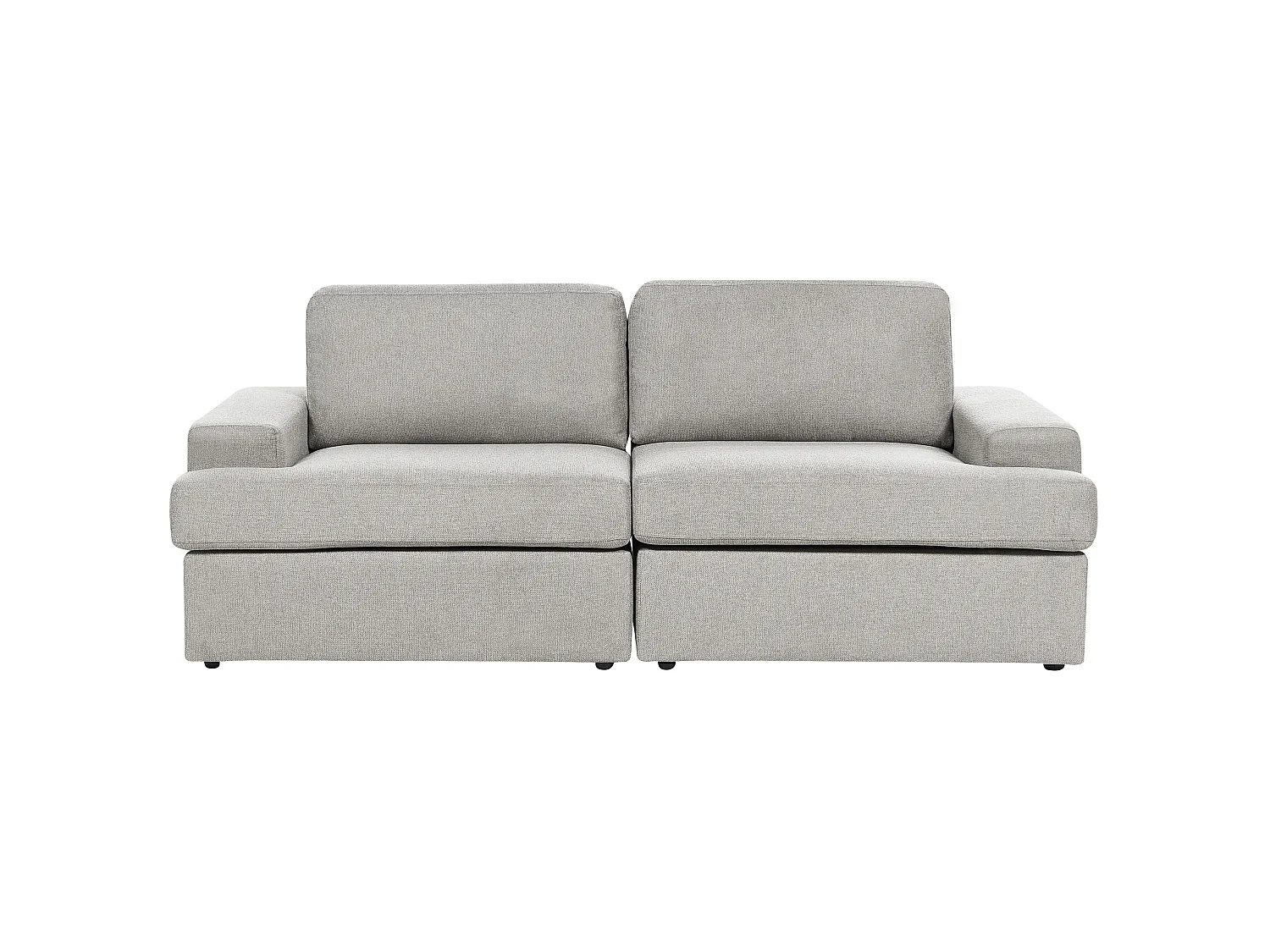 Ensemble de salon ALLA Tissu Gris clair 4 places