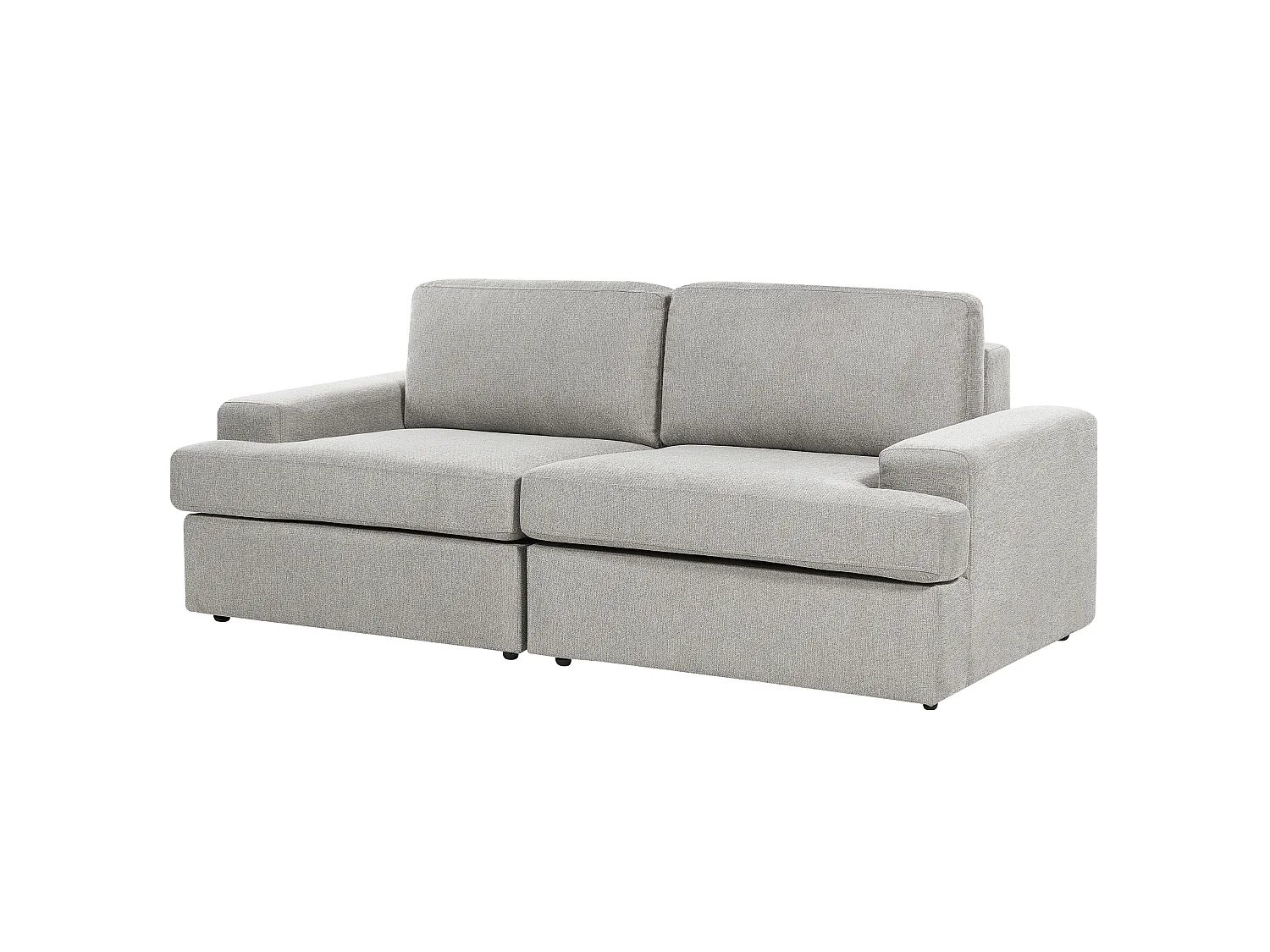 Ensemble de salon ALLA Tissu Gris clair 4 places