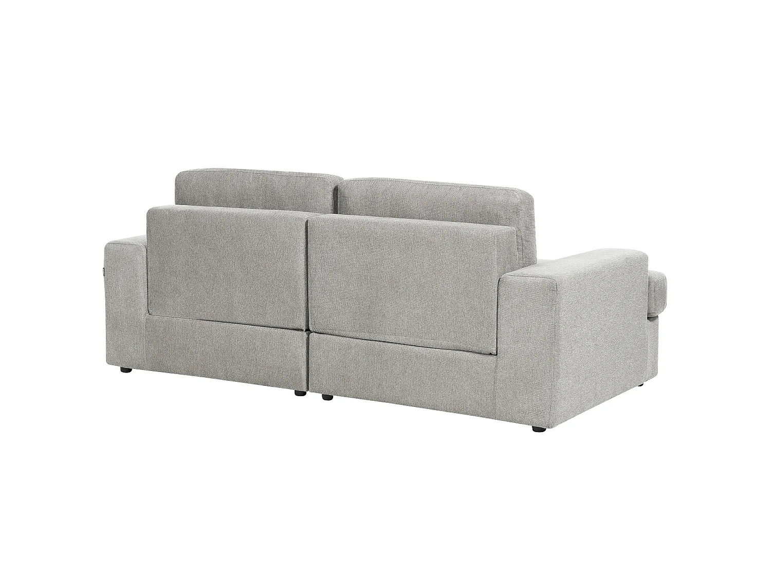 Ensemble de salon ALLA Tissu Gris clair 4 places