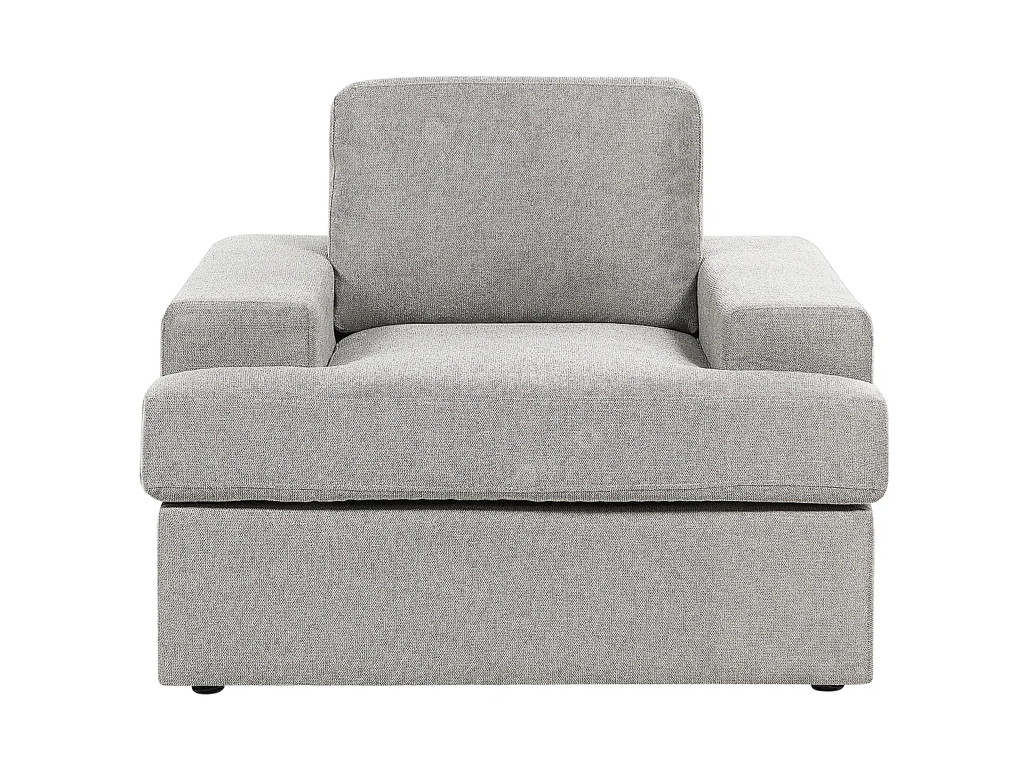 Ensemble de salon ALLA Tissu Gris clair 4 places