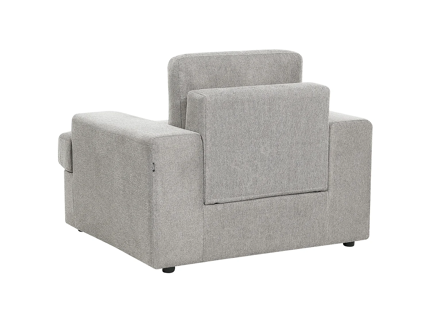 Ensemble de salon ALLA Tissu Gris clair 4 places