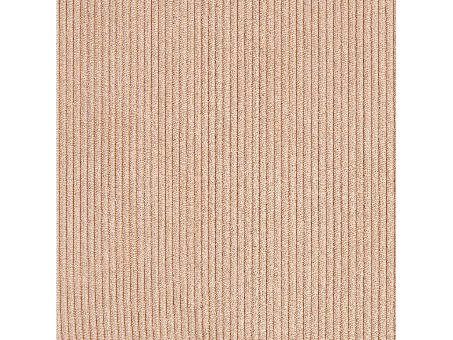 Pouf VINITA Velluto a coste Beige 120 cm 55 cm 43 cm