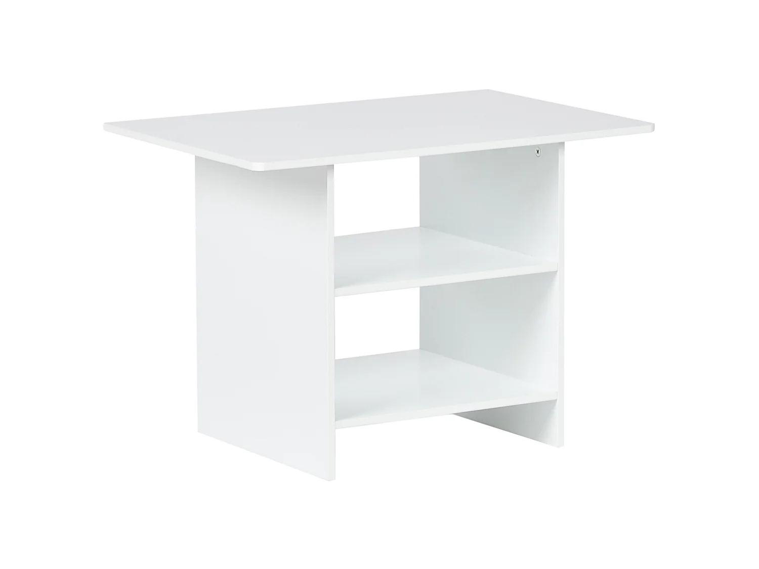 Conjunto de mesa y 2 sillas infantiles blanco YALGOO