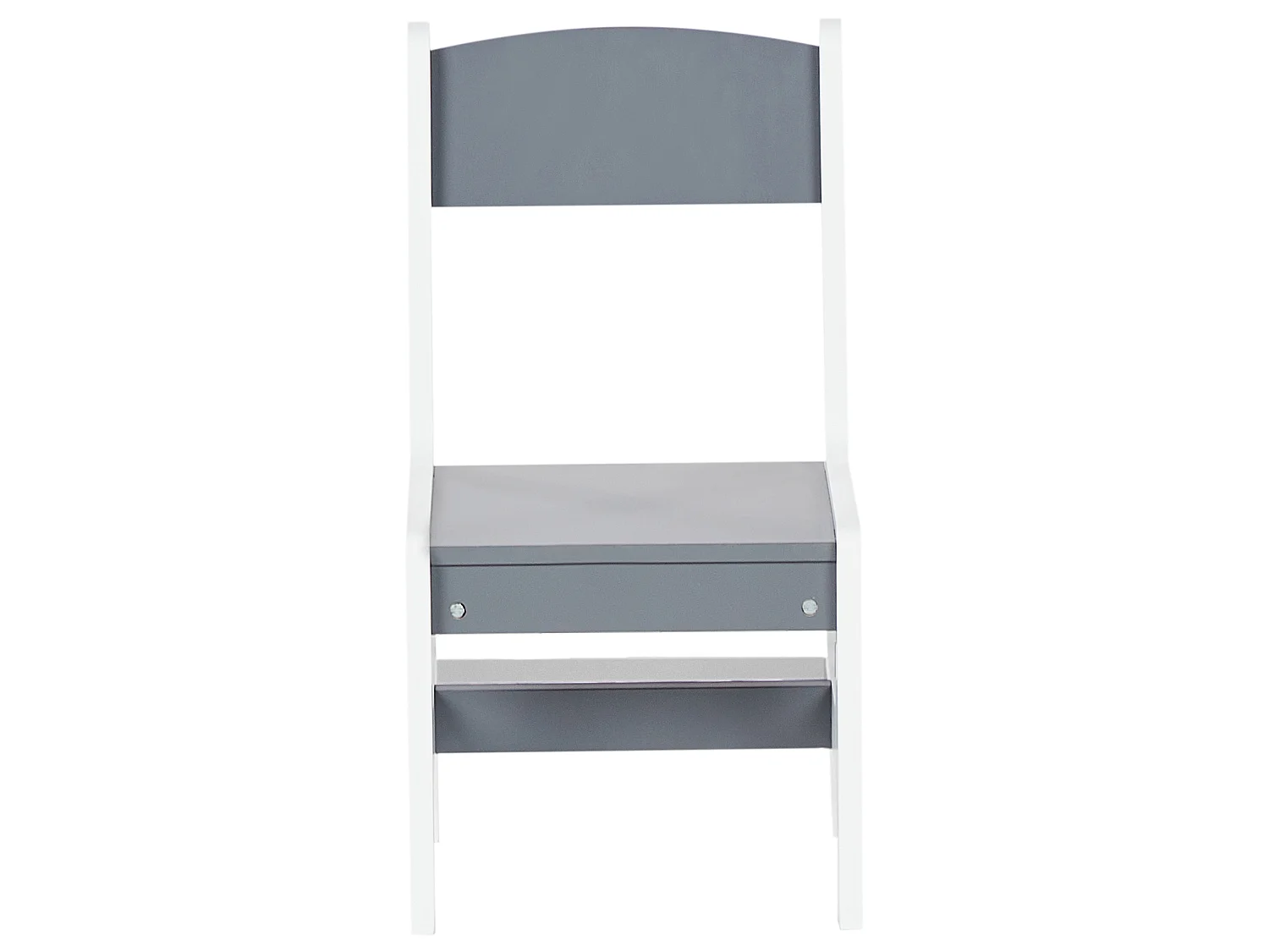 Conjunto de mesa y 2 sillas infantiles blanco YALGOO
