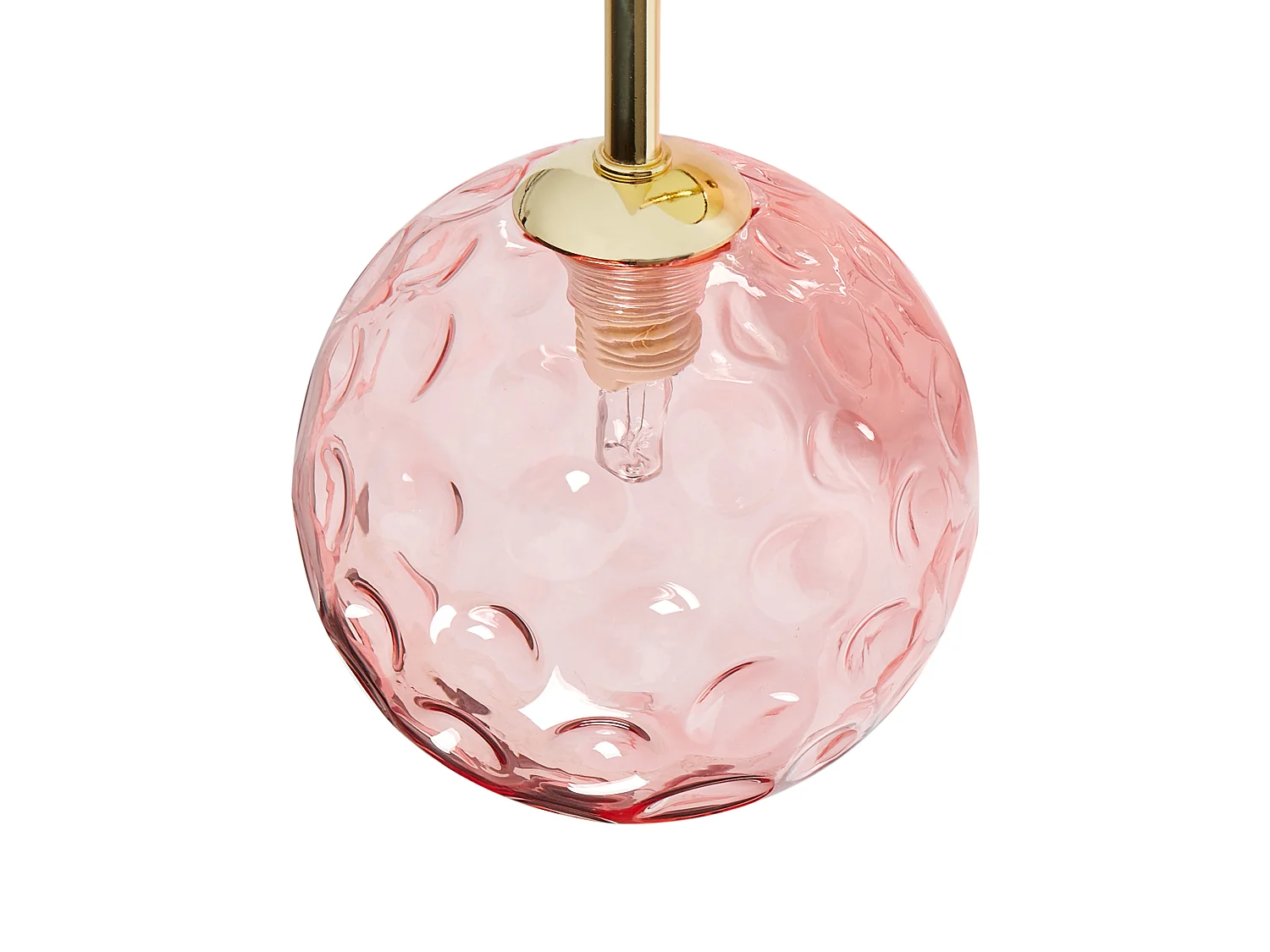 Lot de 2 lampes murales ANADYR Verre Rose