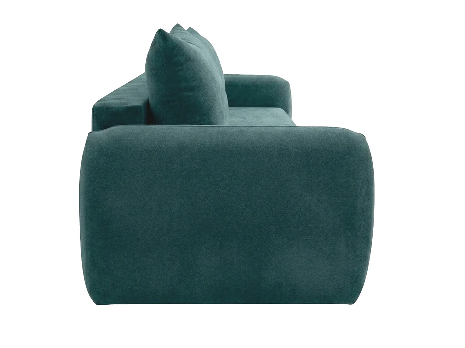 Sofa z funkcją spania i pojemnikiem, tkanina Doha, Zielony, HELA