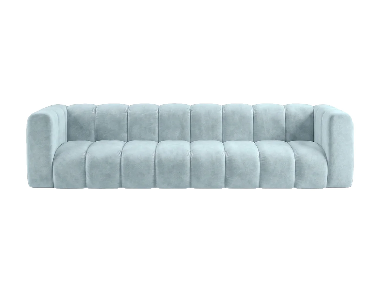 Sofa modułowa 4-osobowa, tkanina welwet Riviera, Baby blue, GRAND