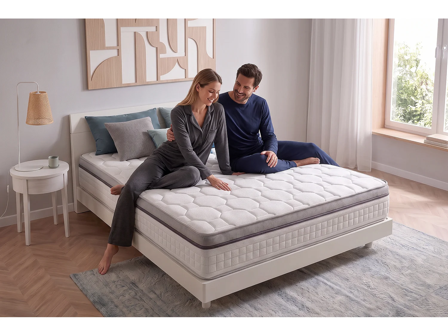 Pocketveren Matras Elite Plus Spring Multizone, 31cm, 160x190cm - Moonia