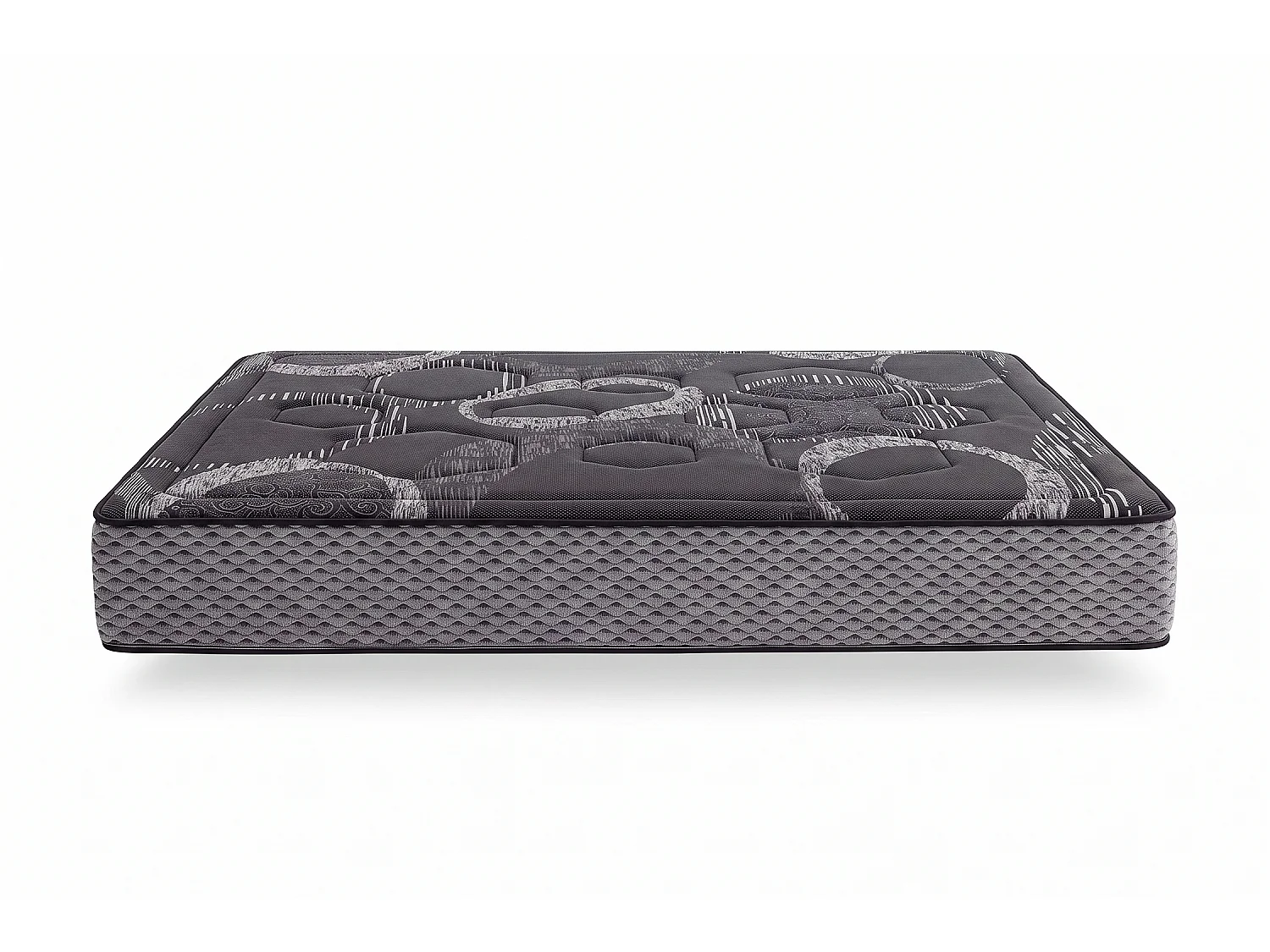 Colchón Viscoelástica Titanium Black Multizone - 140X200 cm - Moonia