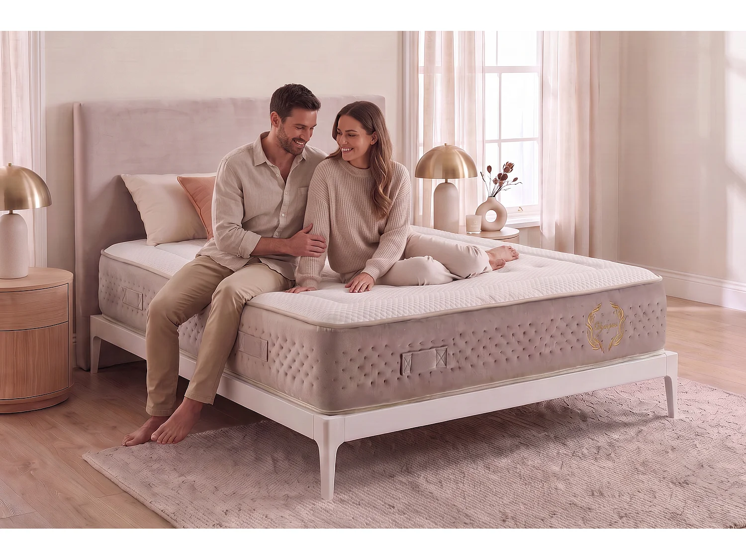 Colchón Muelles Ensacados Kronos Spring Multizone, 31cm, 90x190cm - Moonia