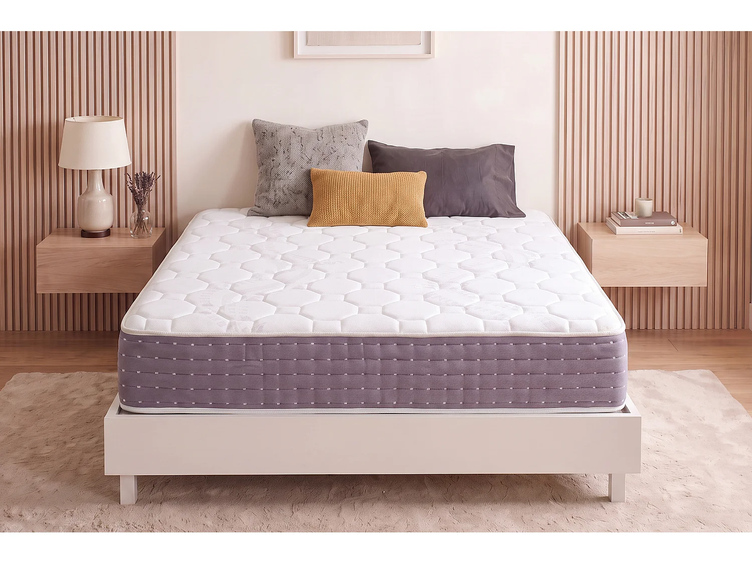Materasso a molle insacchettate Platinum Spring Multizone, 30cm, 90x190cm - Moonia