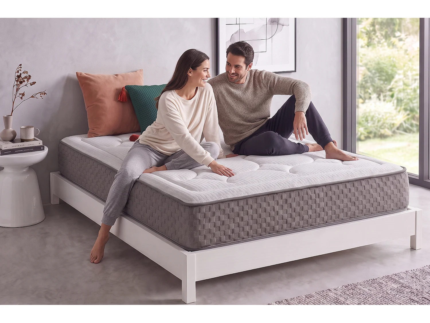 Visco-elastisch Matrass Palace Confort Multizone - 160X190 cm - Moonia