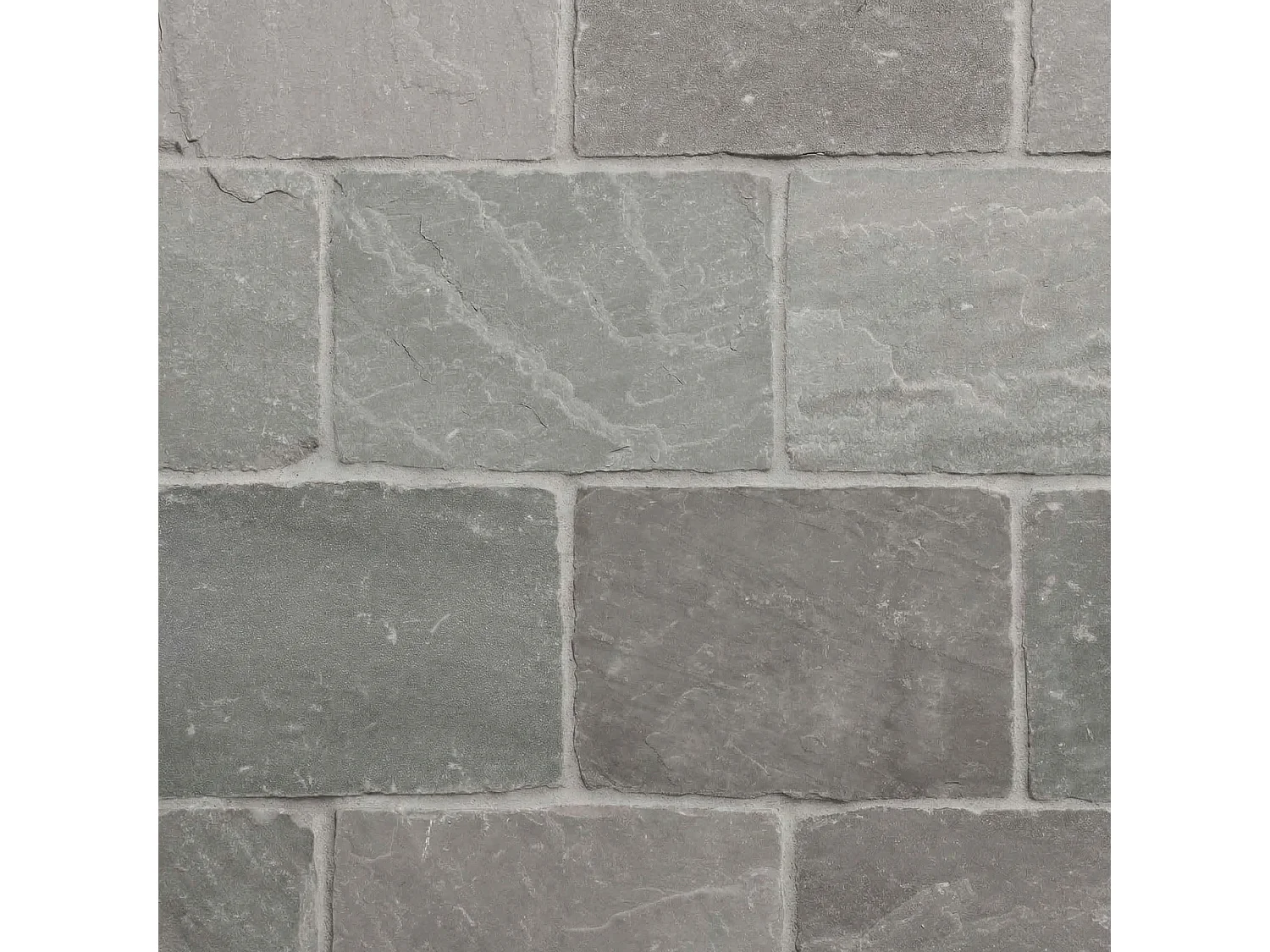 Pavé Grès Kandla Gris 20x14x2-2,5 cm (vendu au m² - 30 pavés/m²) - RO'MA NATURE