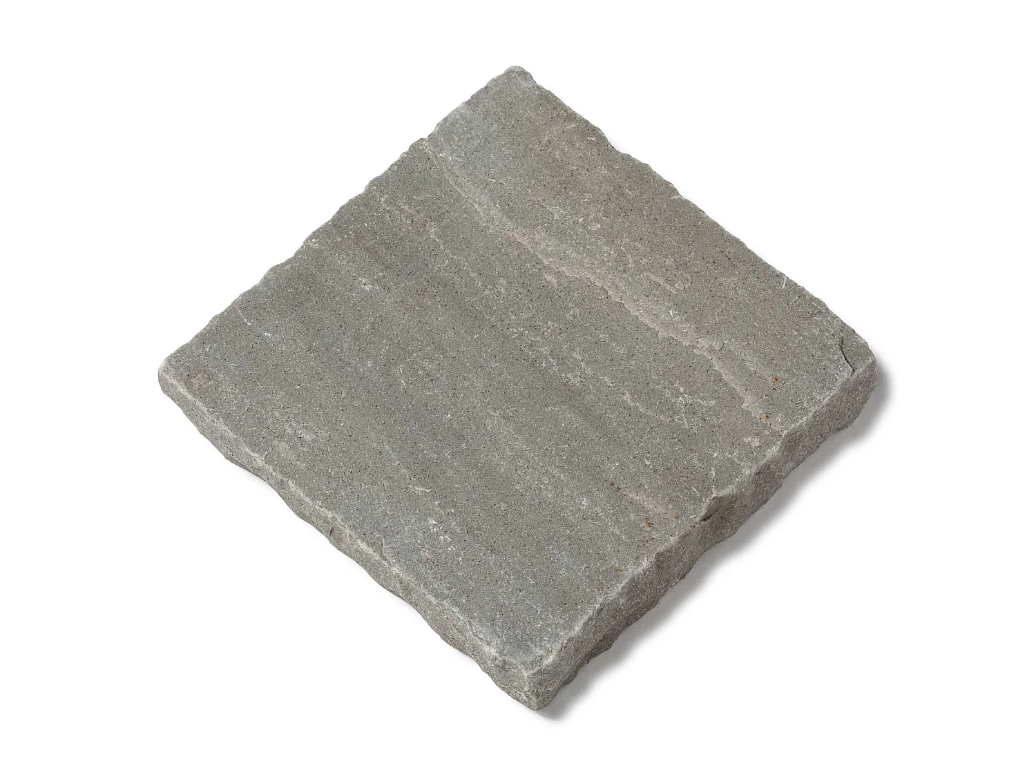 Pavé Grès Kandla Gris 14x14x2-2,5 cm (vendu au m² - 42 pavés/m²) - RO'MA NATURE