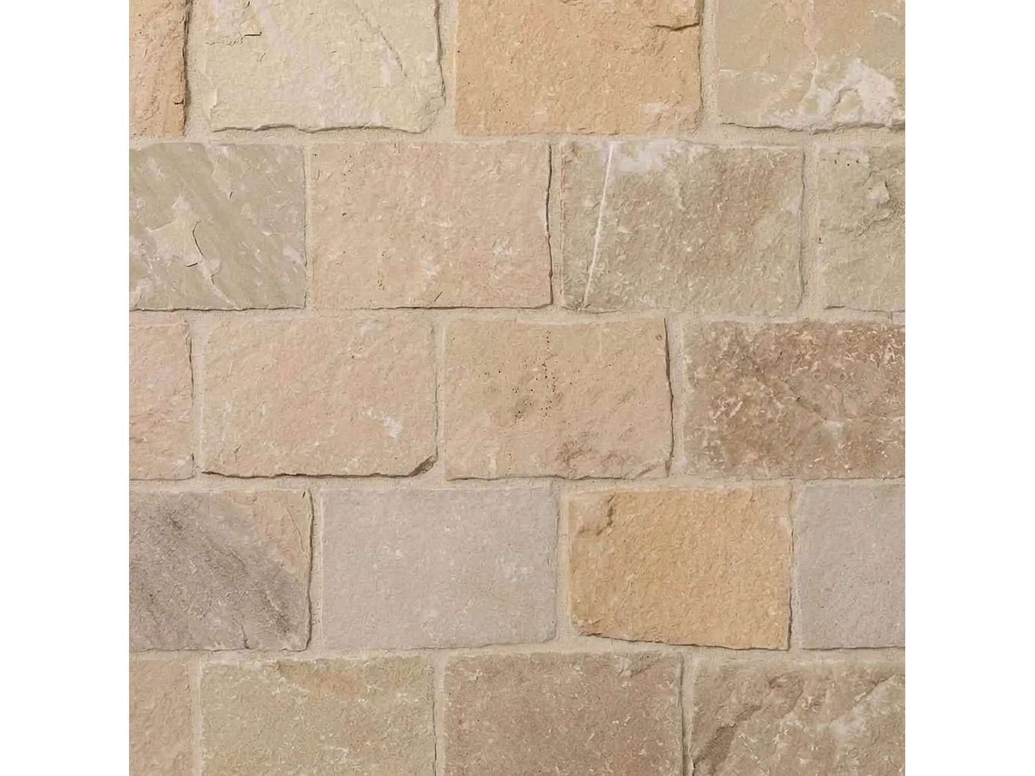 Pavé Grès Kandla Beige 20x14x3-5 cm (vendu au m² - 30 pavés/m²) - RO'MA NATURE