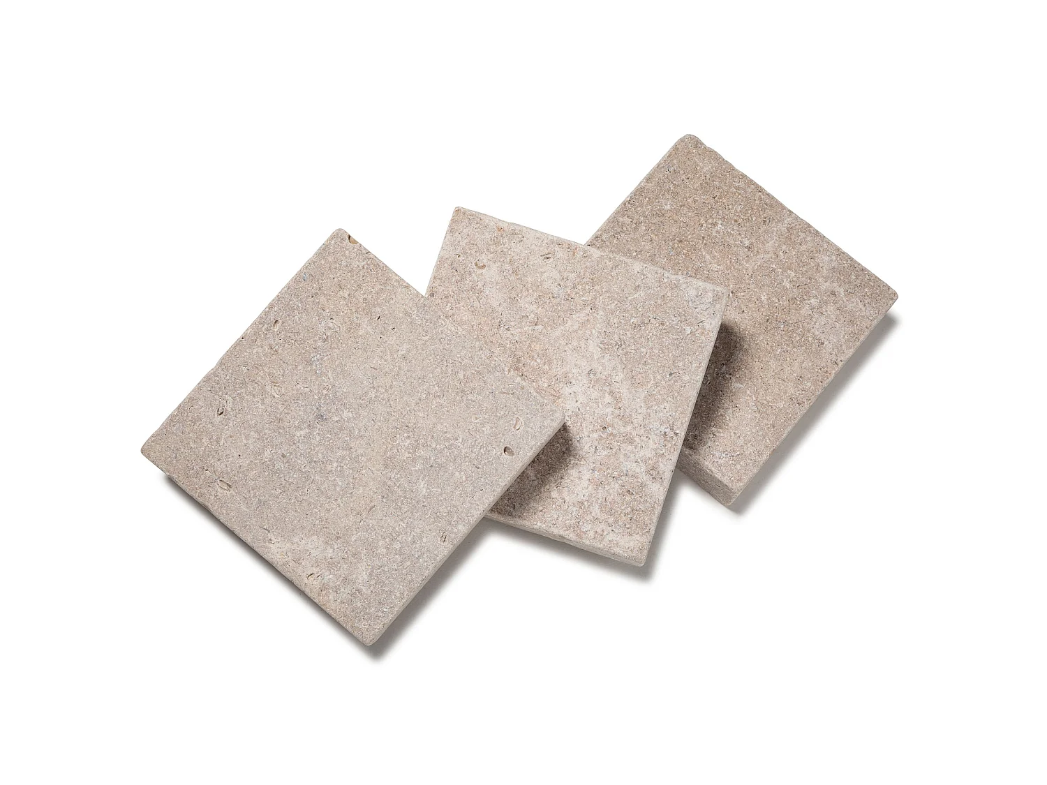 Pavé Pierre d'Egypte Beige 15x15x3 cm (vendu au m² - 45 pavés/m²) - RO'MA NATURE