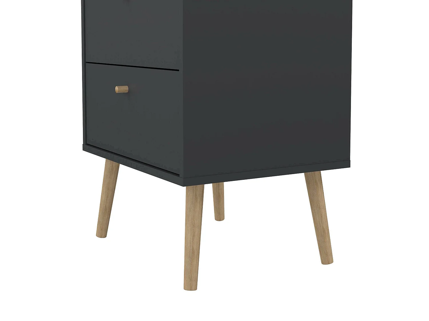 Cajonera Driv, Cómoda multiusos, Cómoda de dormitorio, Gabinete con cajones, 50x39 h120 cm, Gris