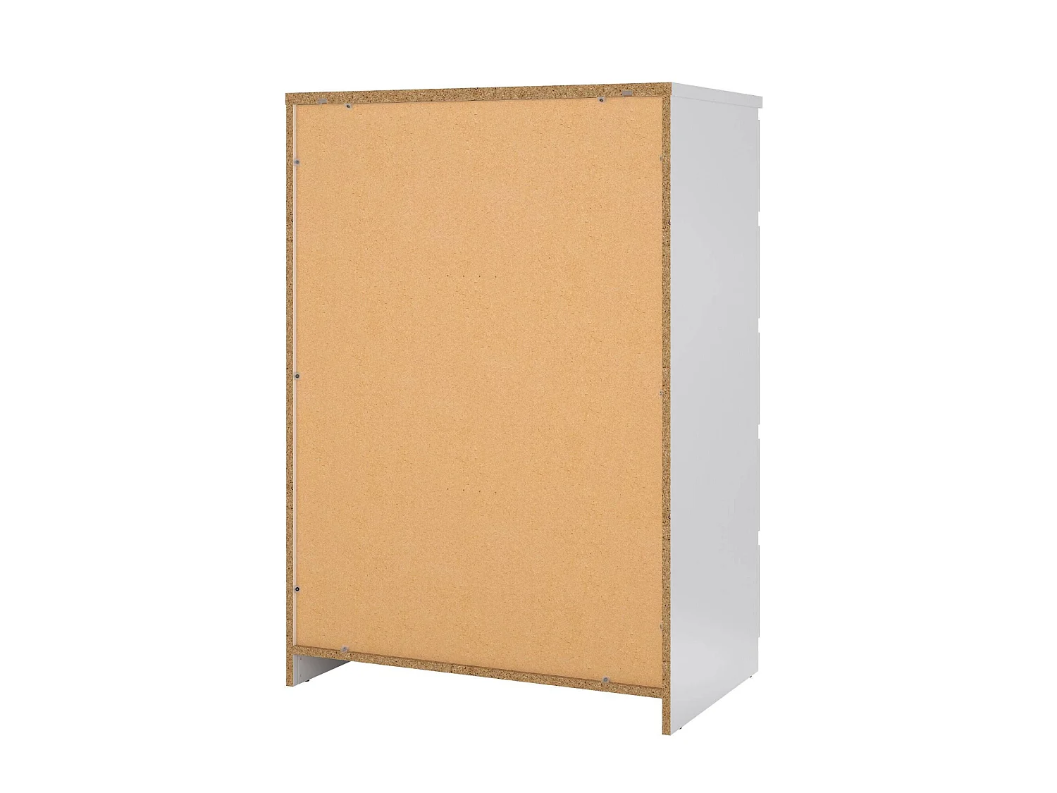Commode Drivalt, Commode polyvalente, Commode de chambre, Meuble avec tiroirs, 77x50 h111 cm, Blanc