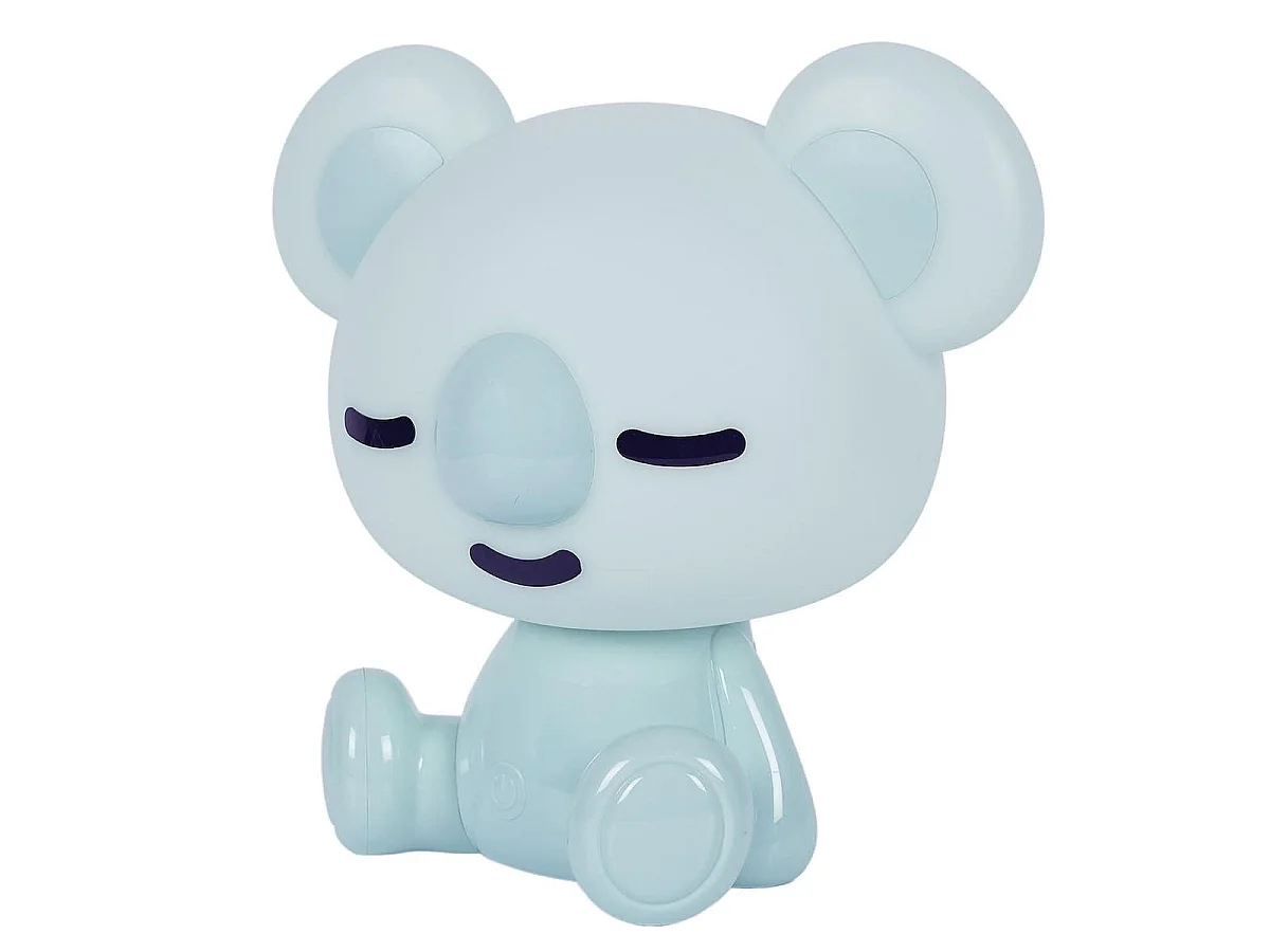 Lampe-veilleuse en forme de koala pour enfant avec 3 intensités de lumière bleu