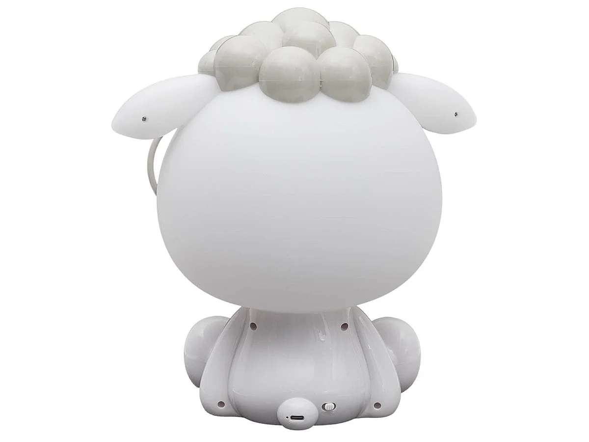 Lampe-veilleuse en forme de mouton a pour enfant avec 3 intensités de lumière blanche