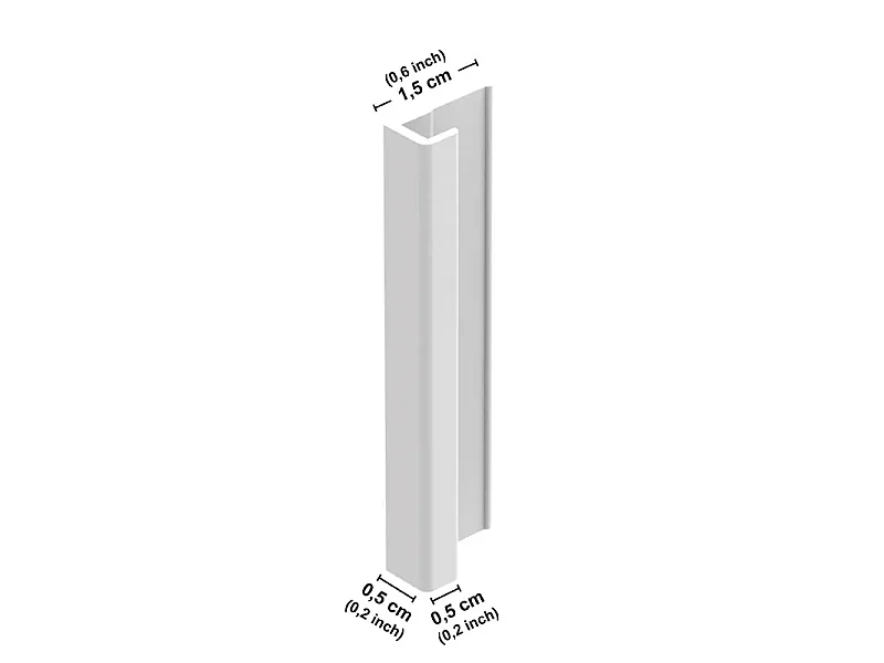 Panneau mural douche PVC - Lot de 2 : 90 et 120 x 220 cm + profilés blancs - Effet carreaux de ciment rose - Dahlia