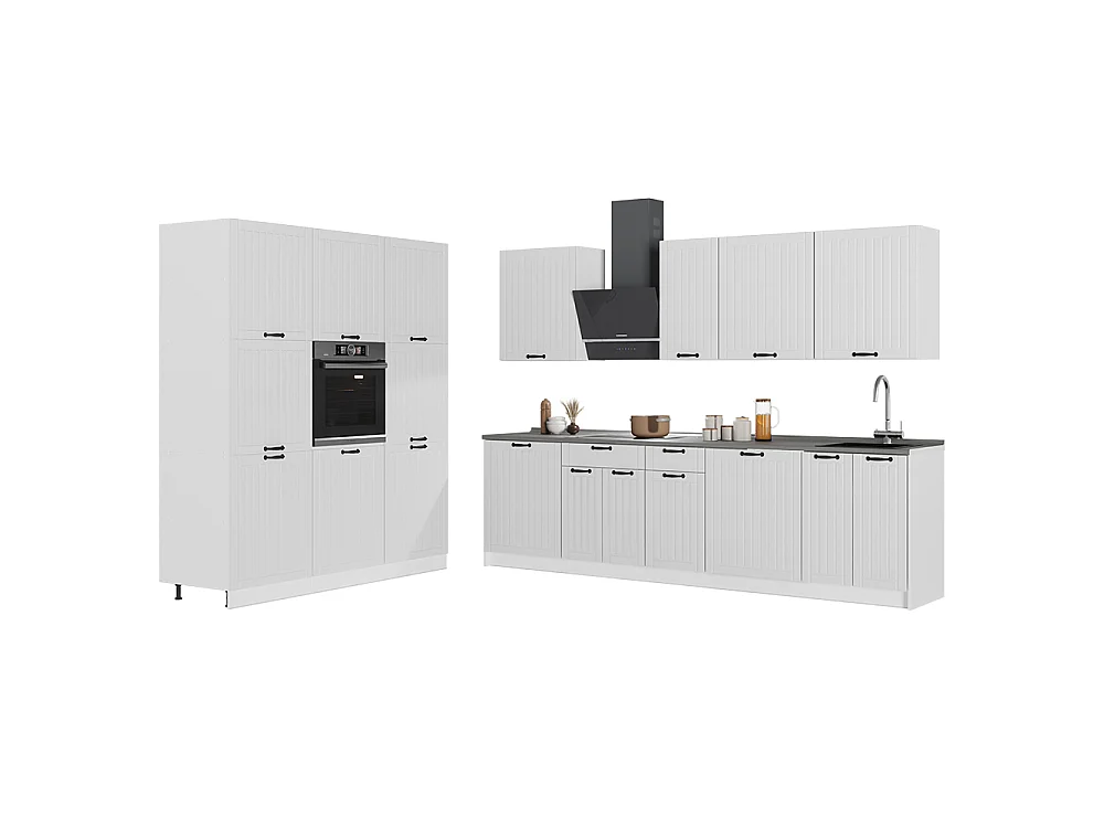 Kök vitt hus på landet/vit 460x60x206.8 fame-line