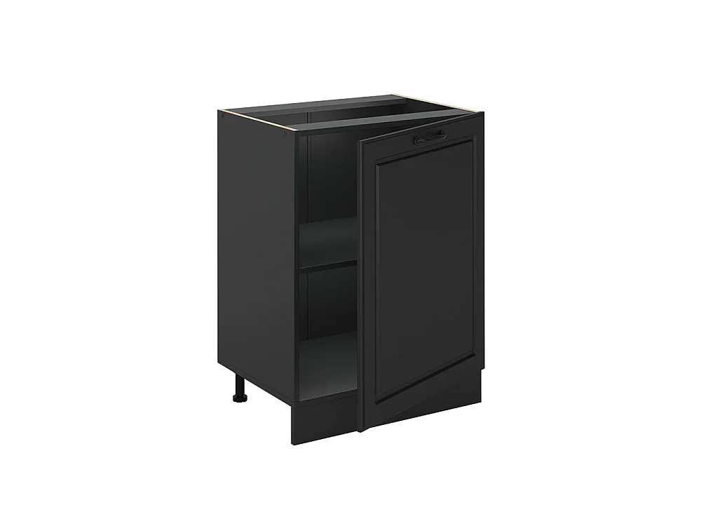 Kitchen base cabinet anthracite shaker style/anthracite 60x60x81.6 r-line