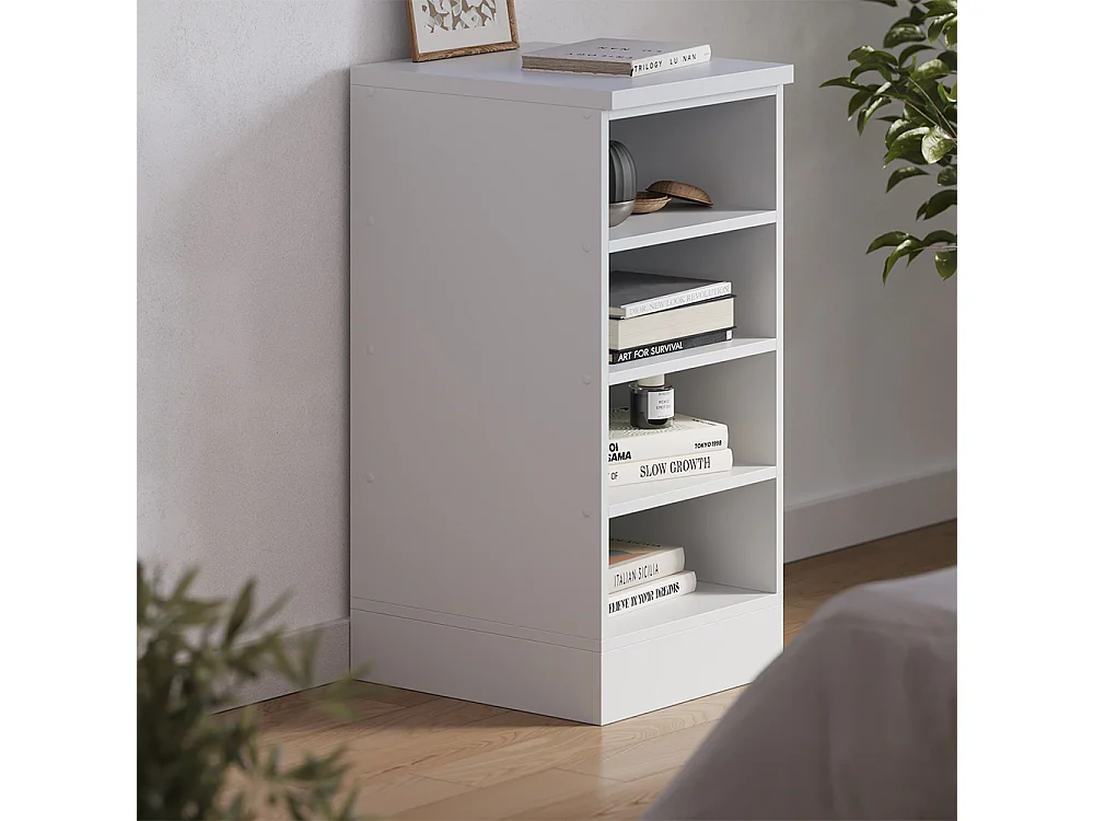 Kitchen cabinet for sloping roofs white/white 40x46x83.8 r-line