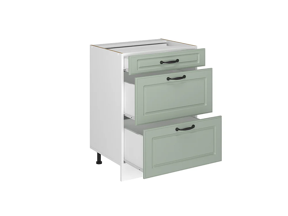 Kitchen base cabinet mint Shaker Style/white 60x60x81.6 r-line