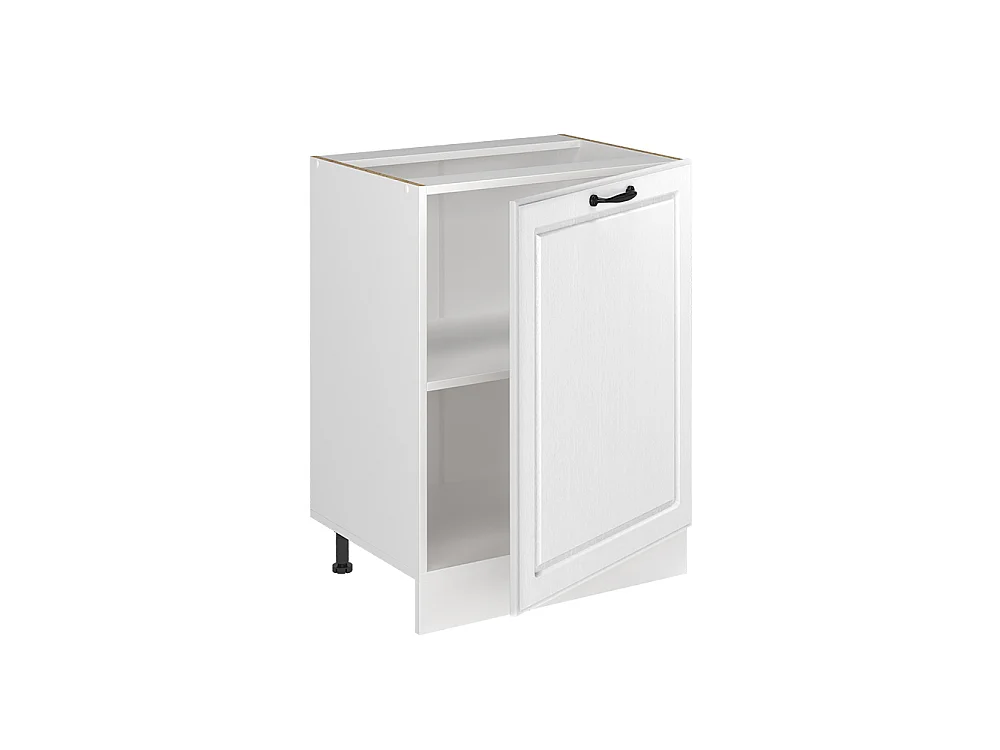 Kitchen base cabinet white shaker style/white 60x60x81.6 r-line