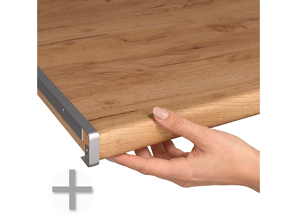 Kitchen shelf anthracite 50x60x82 fame-line