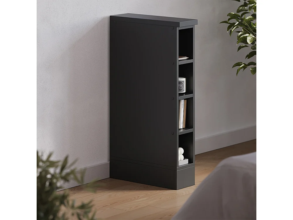 Kitchen cabinet for sloping roofs anthracite/anthracite 15x46x83.8 r-line
