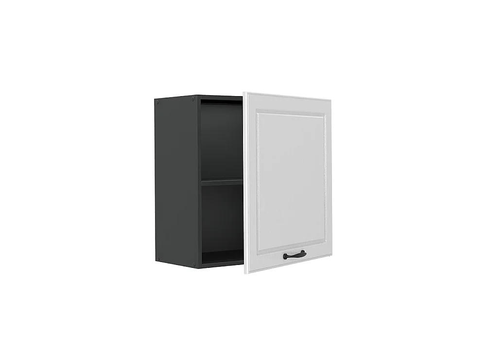 Wall cabinet white Shaker Style/anthracite 60x31x60 r-line