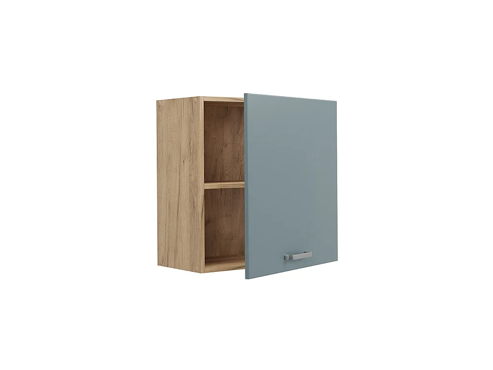 Wall cabinet blue-grey/goldkraft oak 60x31x60 r-line