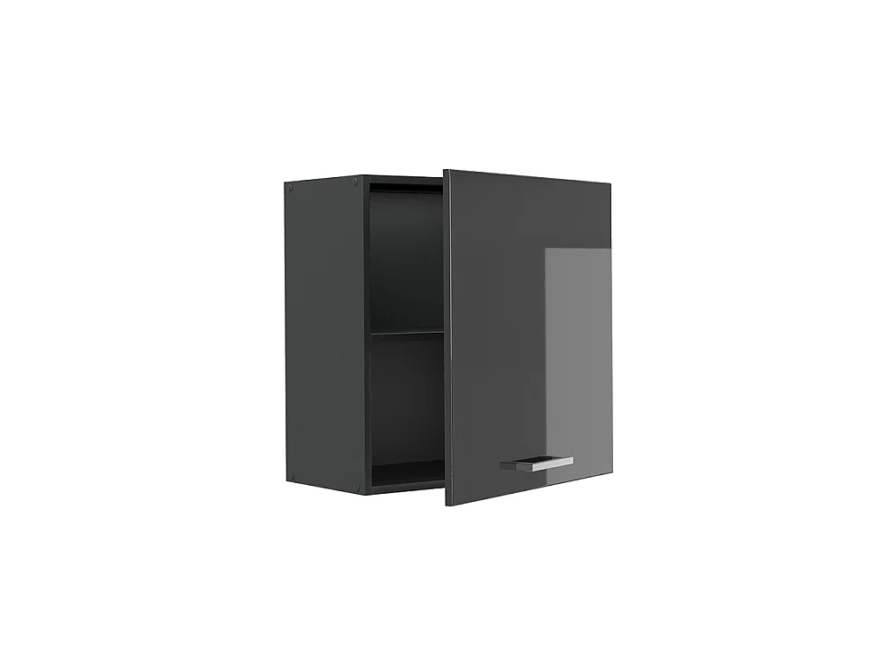 Wall cabinet anthracite high gloss/anthracite 60x31x60 r-line