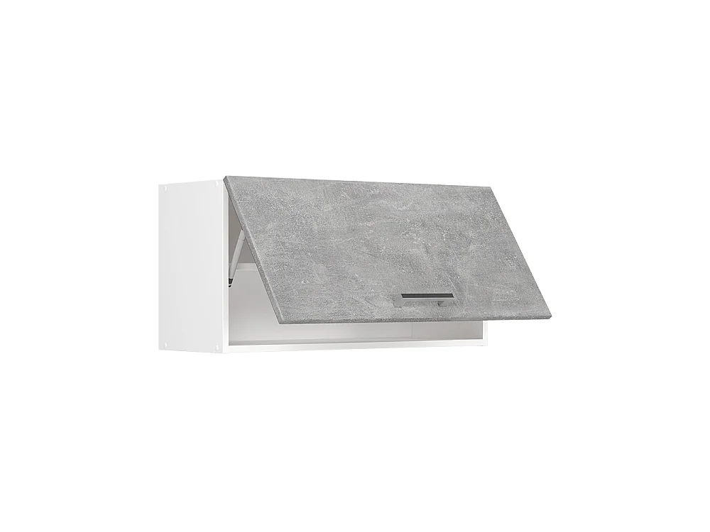 Wall cabinet concrete/white 80x31x40 r-line