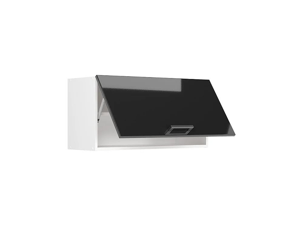 Wall cabinet anthracite high gloss/white 80x31x40 r-line