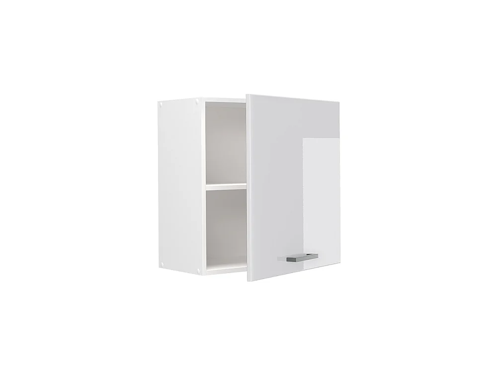 Wall cabinet white high gloss 60x31x60 r-line