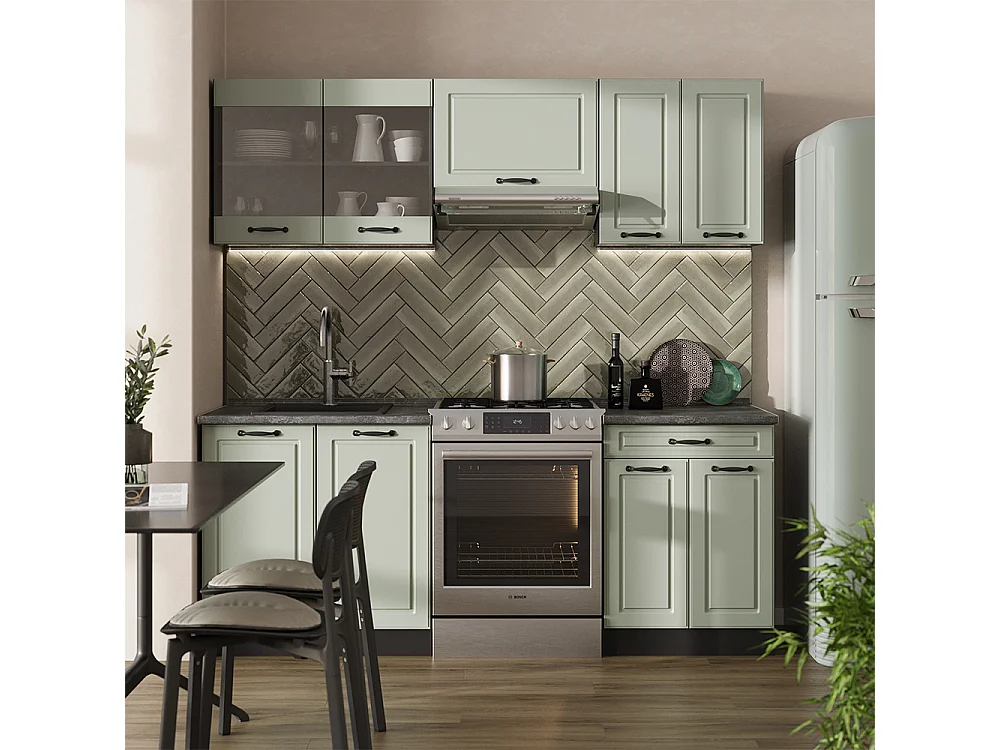 Wall cabinet mint shaker style/anthracite 60x31x40 r-line