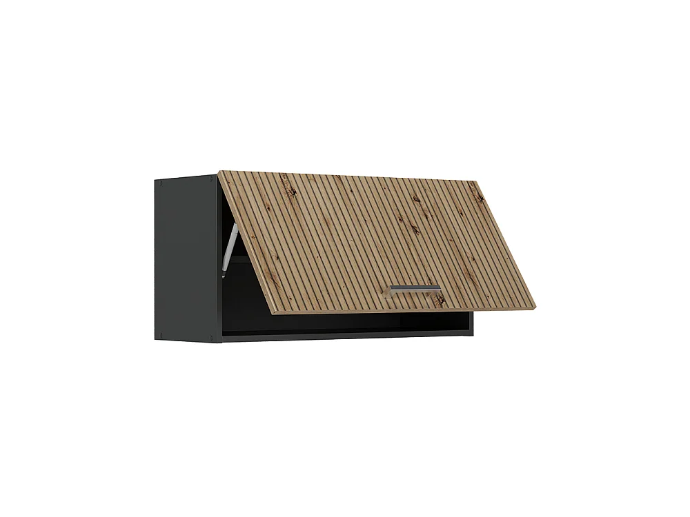Wall cabinet artisan oak/anthracite 80x31x40 r-line