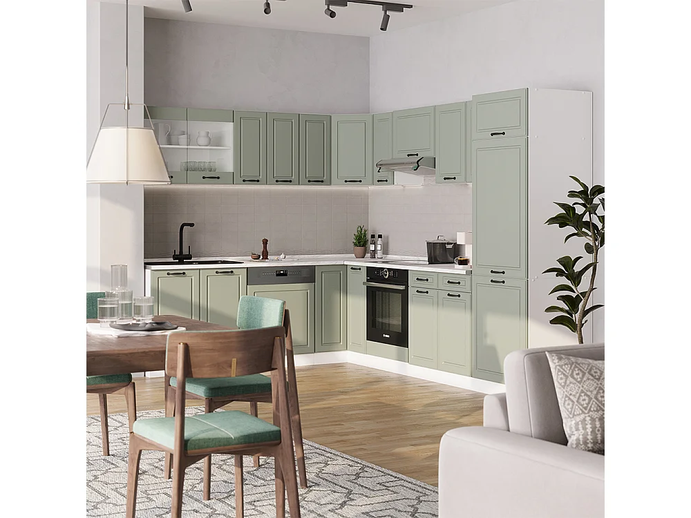 Wall cabinet mint shaker style/white 60x31x60 r-line