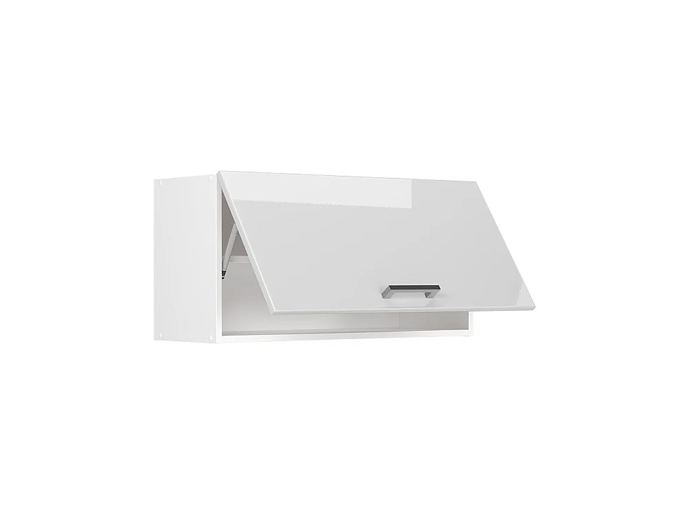 Wall cabinet white high gloss/white 80x31x40 r-line