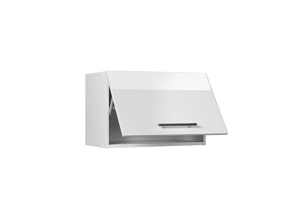 Wall cabinet white high gloss/white 60x34.1x40 fame-line