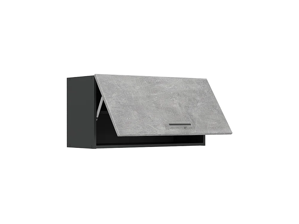 Wall cabinet concrete/anthracite 80x31x40 r-line